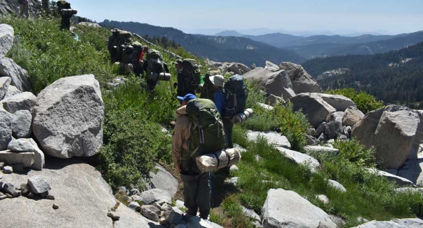 backpacking trip for lgbtq teens in california